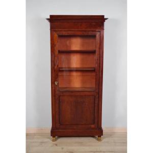Louis-philippe Mahogany Display Cabinet