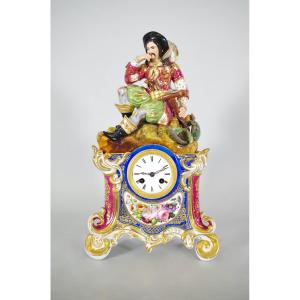 Jacob Petit Style Porcelain Clock