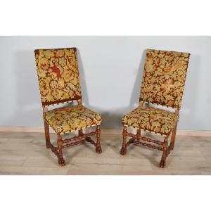 Pair Of Louis XIII Style Chairs