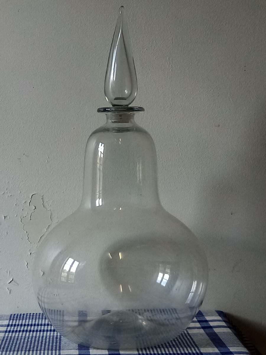 Large Apothecary Pharmacy Bottle Late 19th