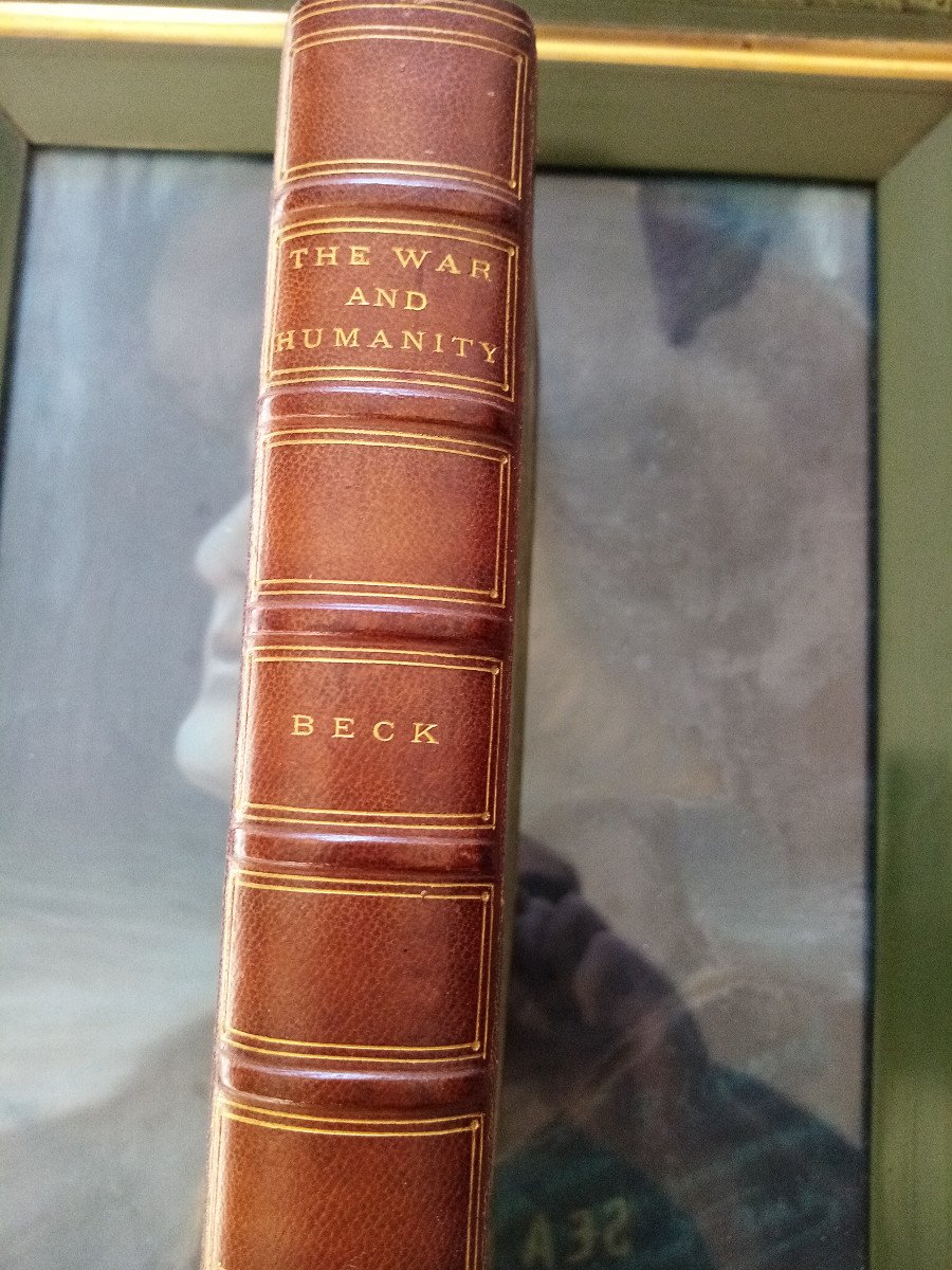 The War And Humanity By James M Beck Original Edition Ex Libris 1917-photo-4