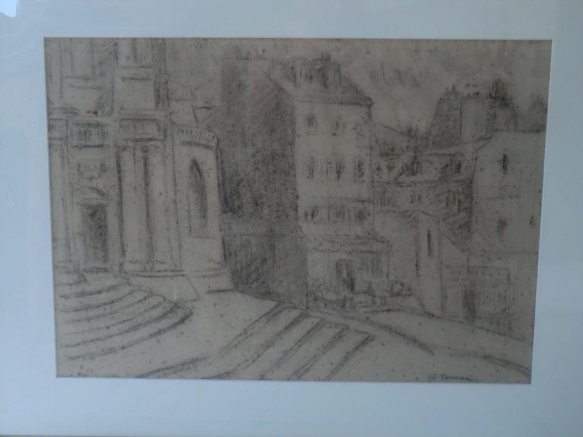 Drawing Signed Tirman Henriette (1875-1952)-photo-2