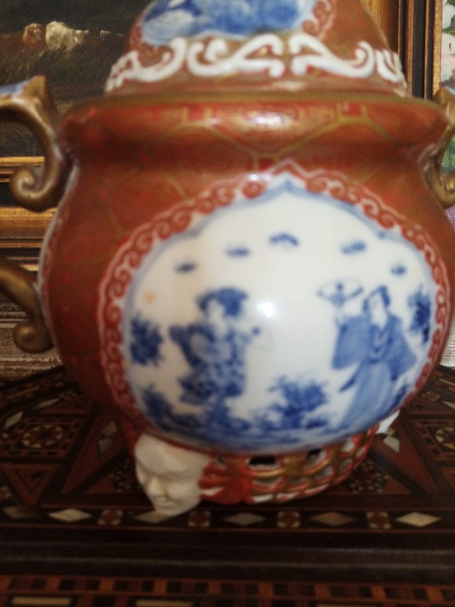 Japan Porcelain Sugar Bowl-photo-2