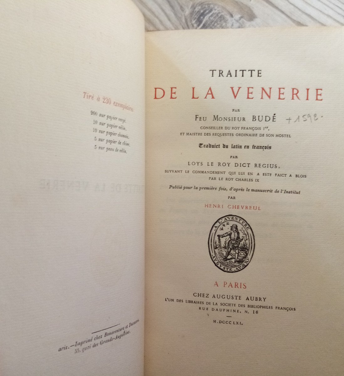 Livres Anciens De Chasse Et Venerie-photo-3