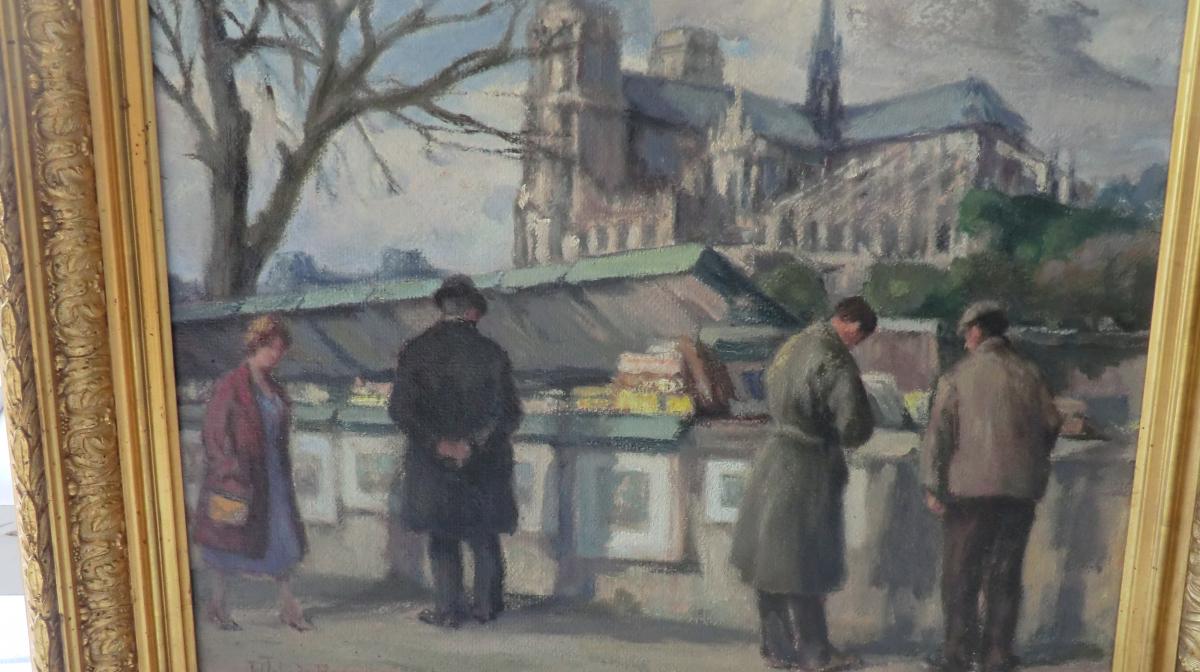 The Booksellers In Paris By René Joly De Beynac-photo-2