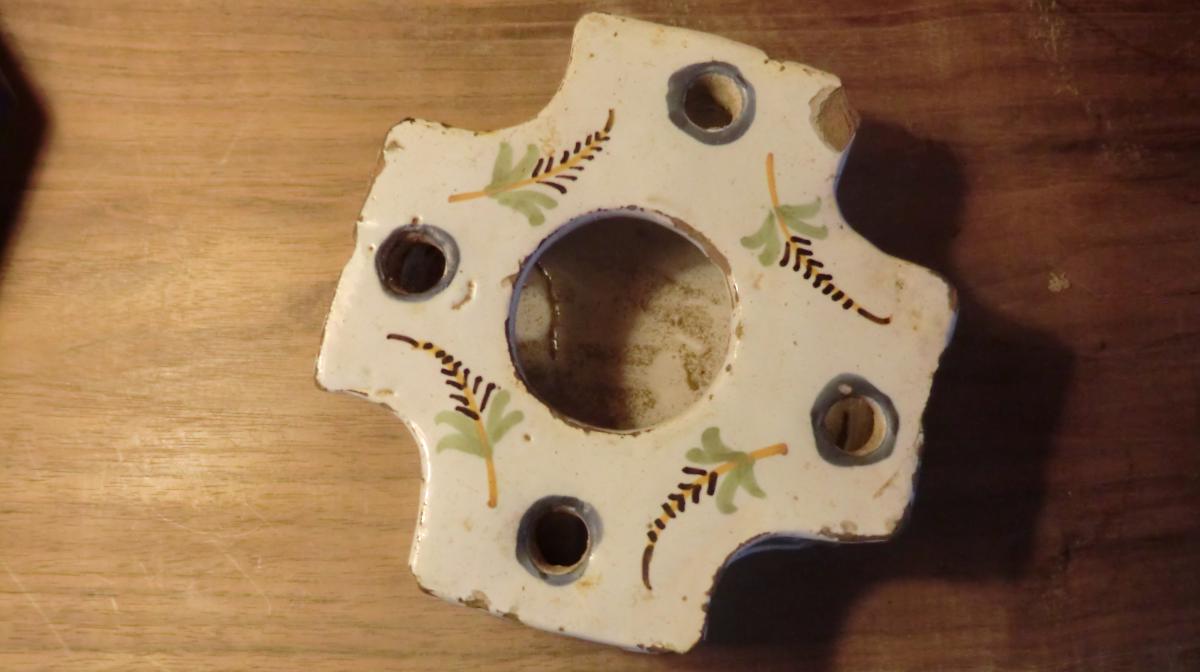 In De Nevers Faience Inkwell XVIIIè-photo-3