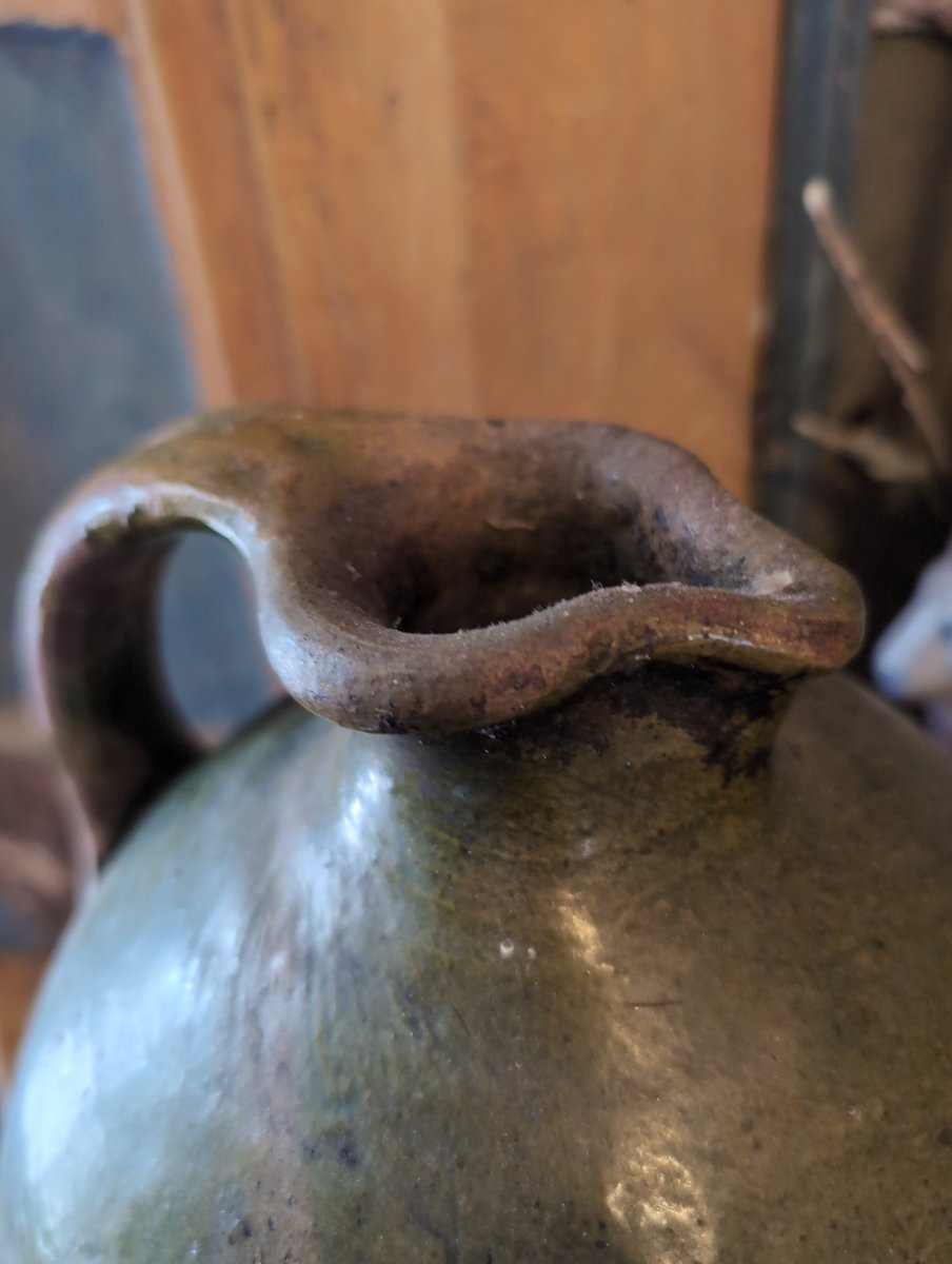 Beauronne Glazed Pottery Jug -photo-2