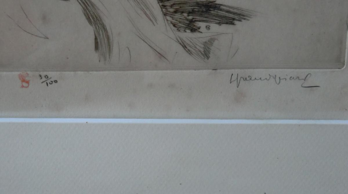 Drypoint From Lucien Henry Grandgerard-photo-3