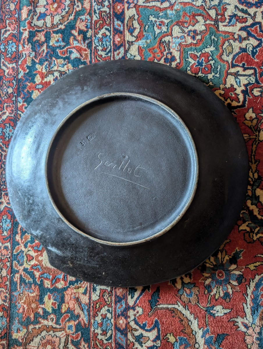 grand plat coquillage signé guillot design -photo-4