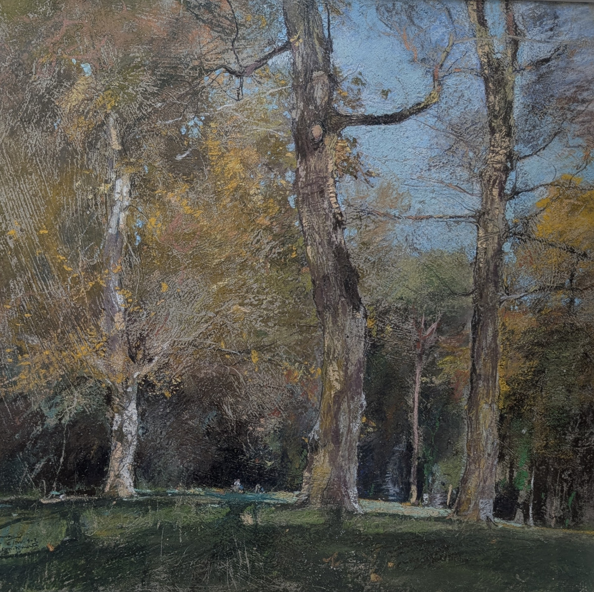 Pastel Landscape Giuseppe Casciaro