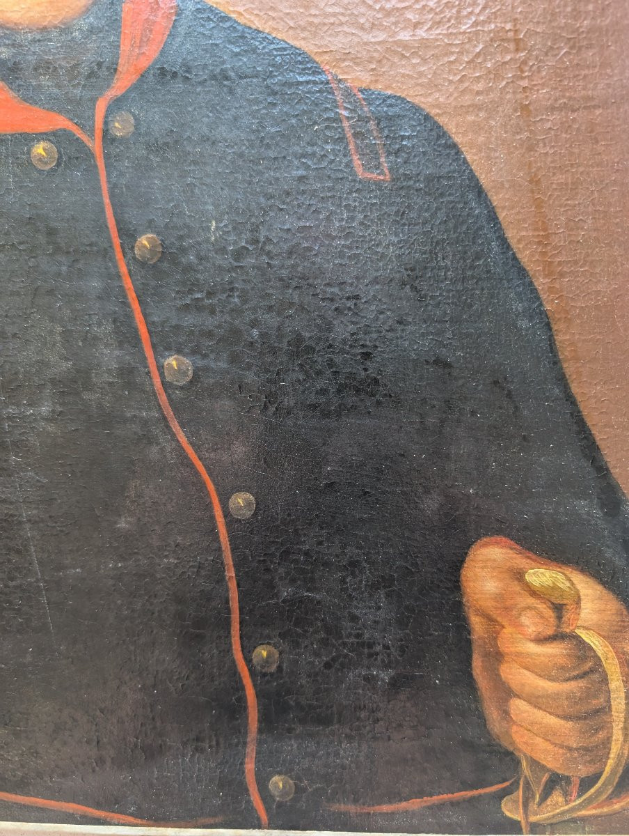 Portrait Of A Military Child Circa 1850-photo-4