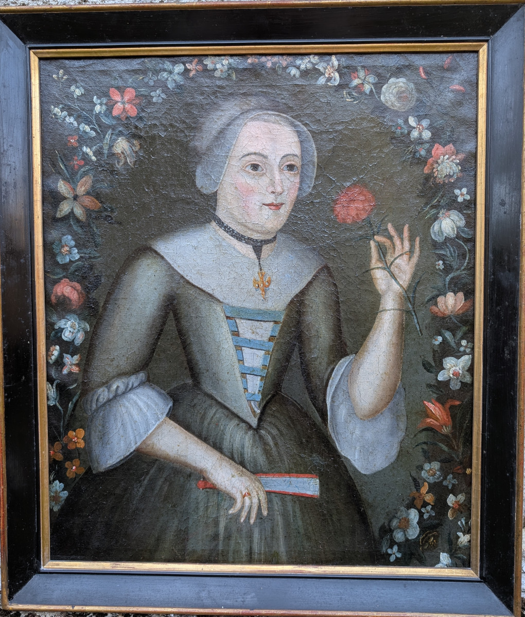 The Young Bride With A Fan, Dutch School Of The 17th Century