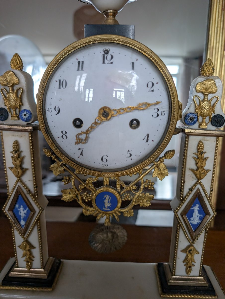 Louis XVI Wedgwood Period Clock-photo-2