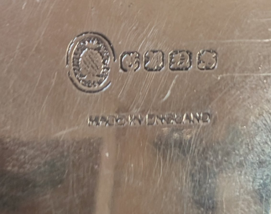 grand plat en metal argente anglais-photo-3