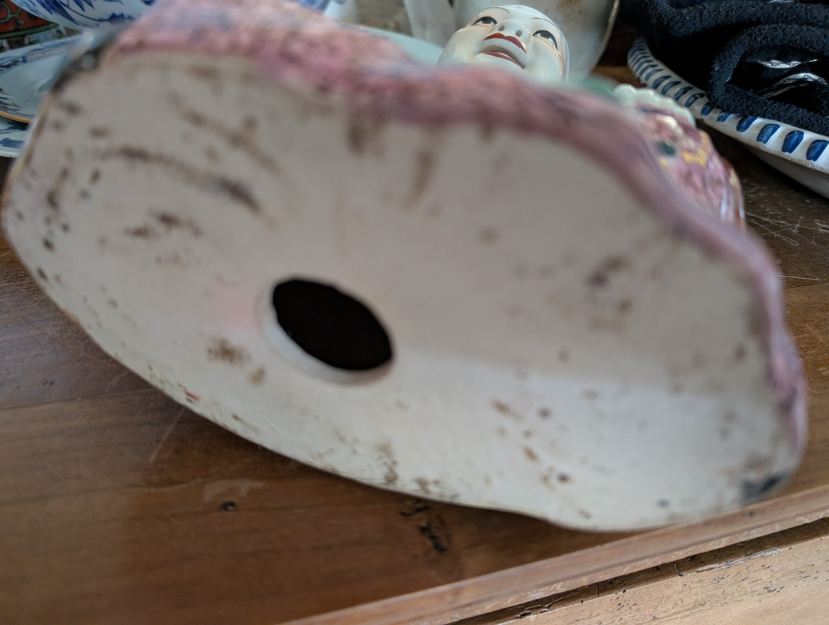 Large Chinese Porcelain Buddha-photo-1