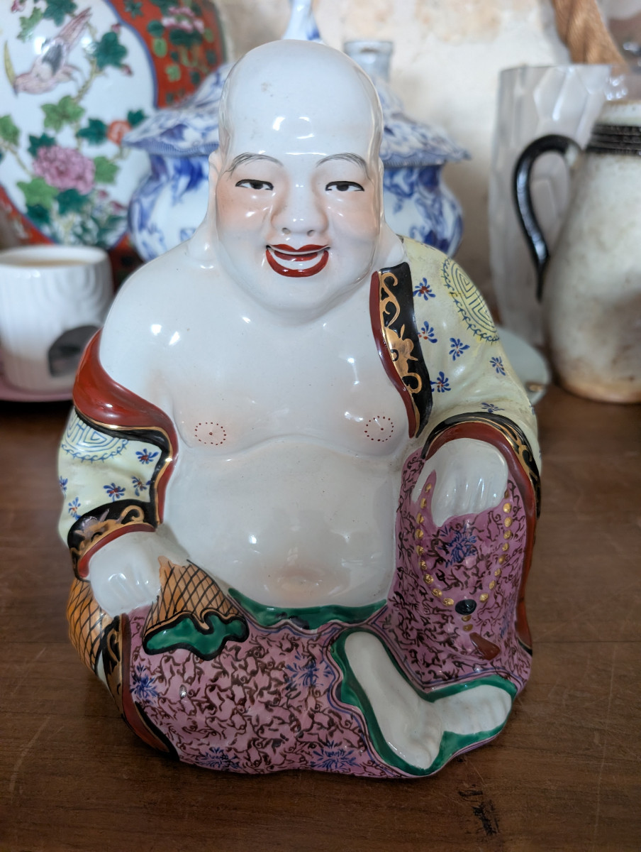 Large Chinese Porcelain Buddha