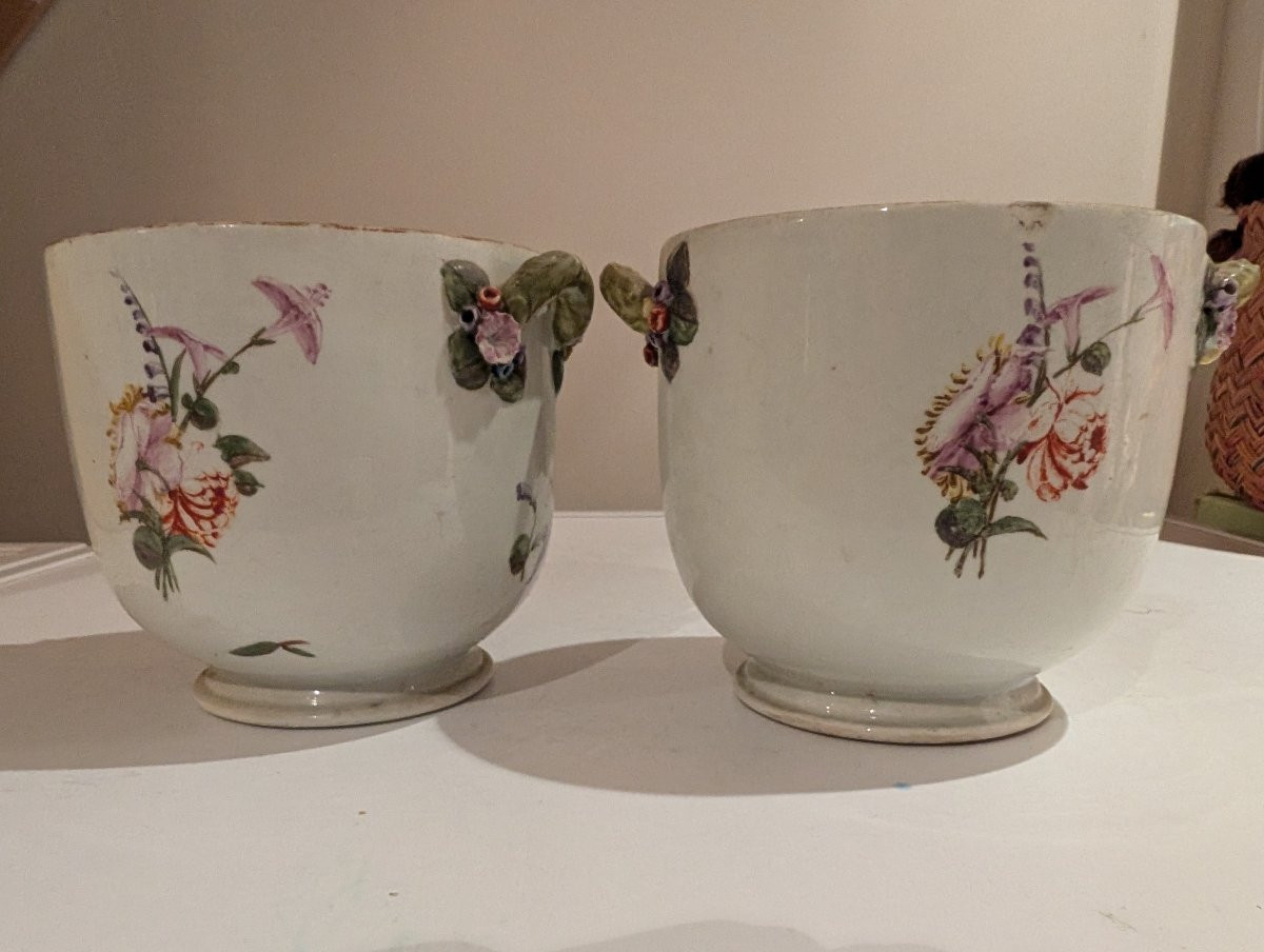 paire de rafraichissoirs en porcelaine de chantilly-photo-4