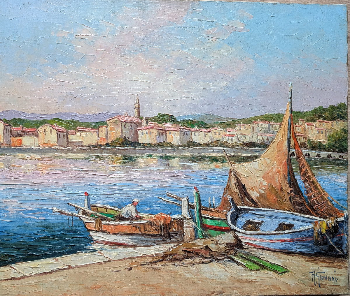 Menton, The Old Port, By Robert Giovanni