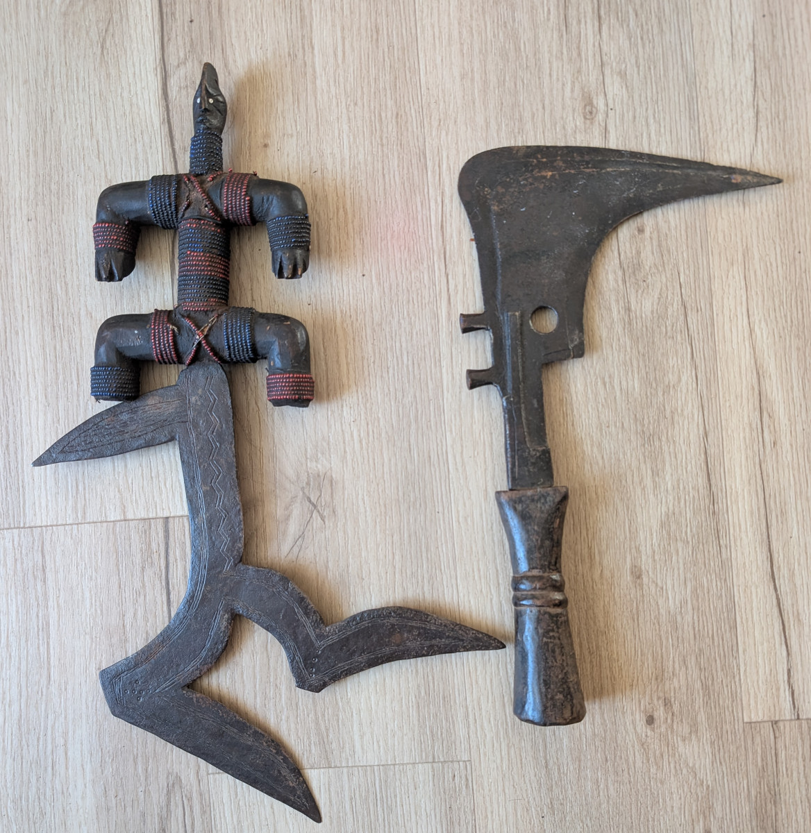 African Throwing Knives Cameroon Poupee Namji