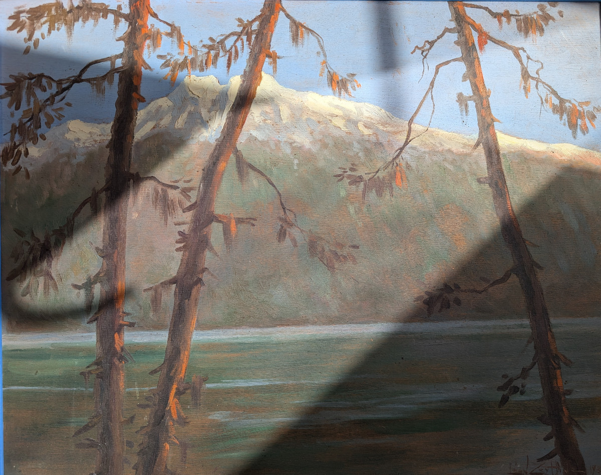 Mountain Lakescape Leon Zeytline