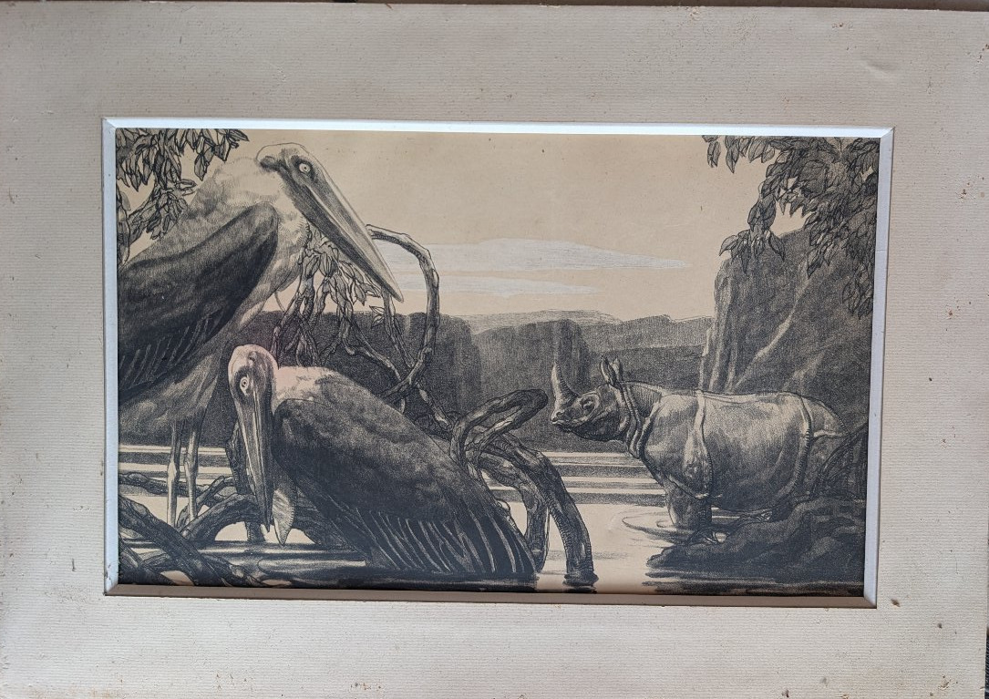 3 lithos originales paul jouve-photo-2