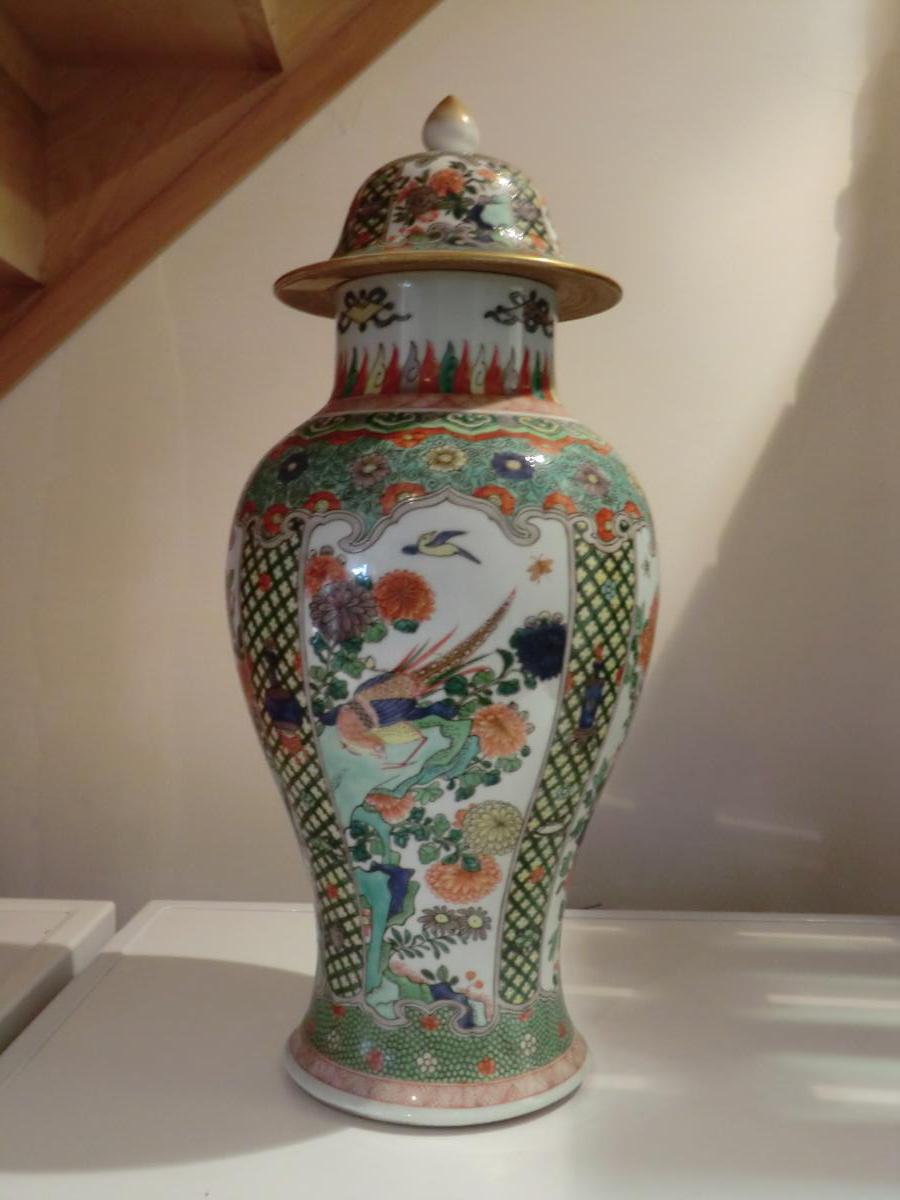 Vase porcelaine de samson dans le gout de la chine  Decor Phenix decor chine-photo-2