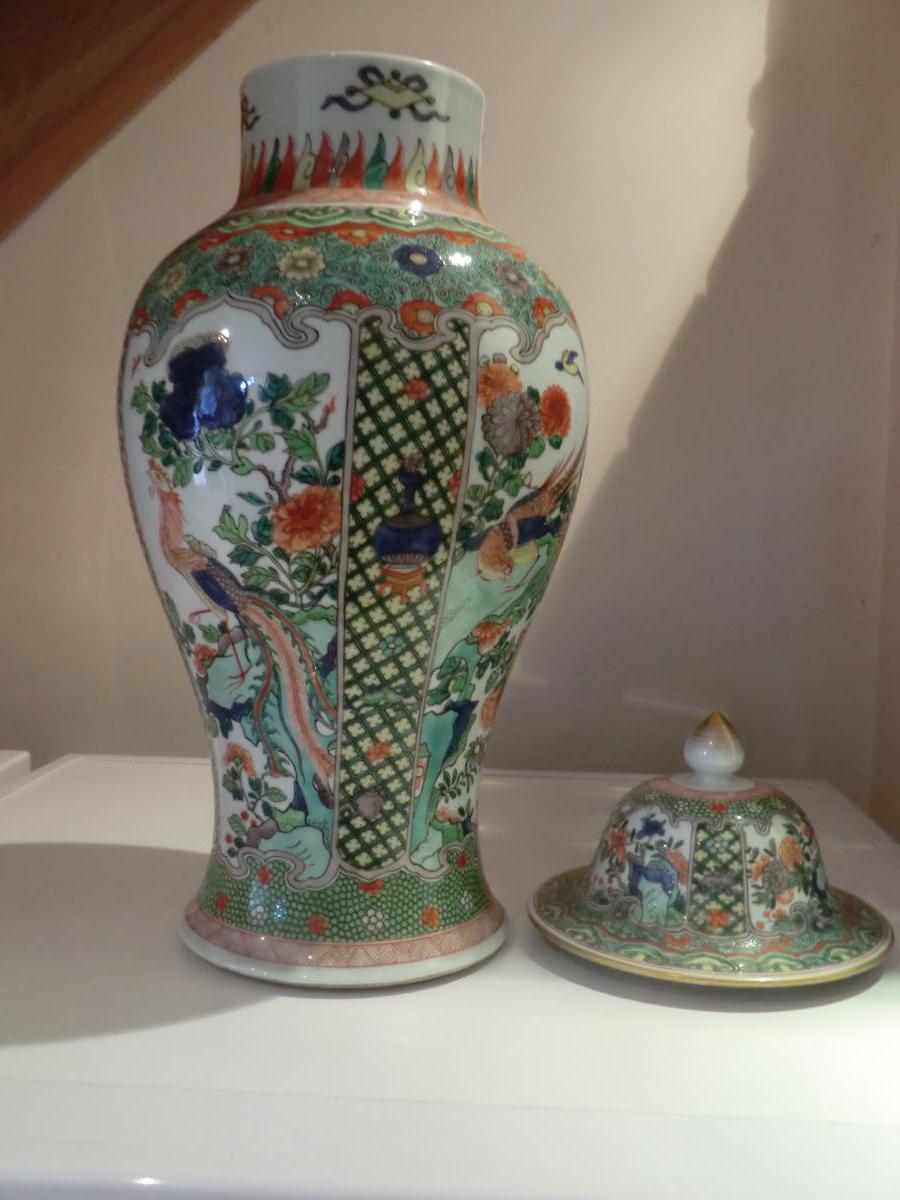 Vase porcelaine de samson dans le gout de la chine  Decor Phenix decor chine-photo-3