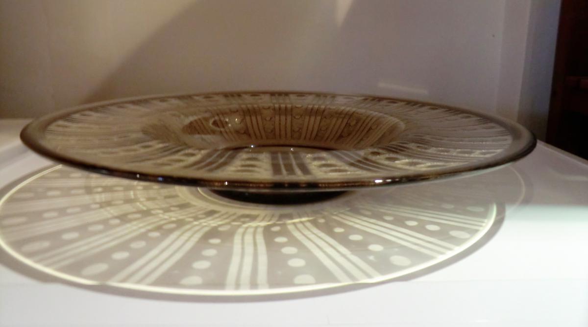 Coupe art deco Degagée A l'Acide Verrex Pour Schneider