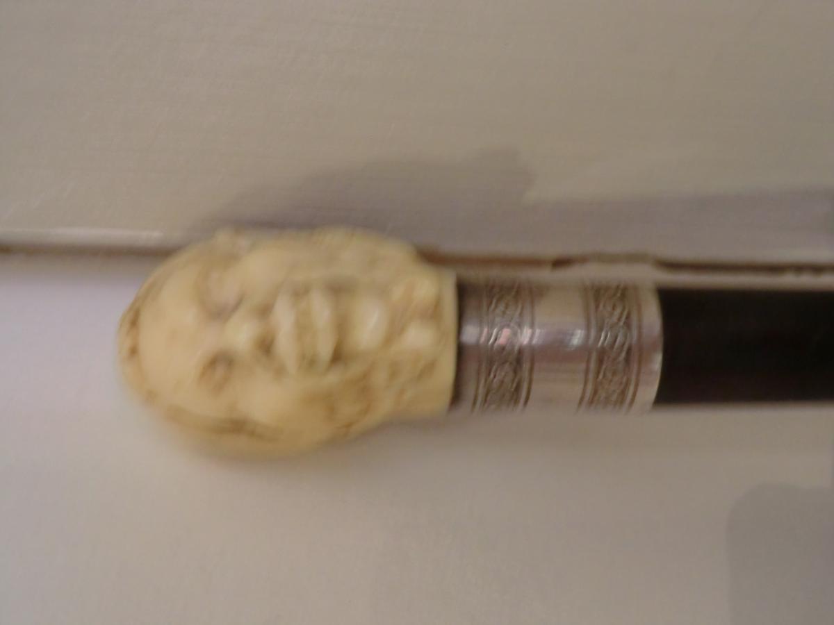 Cane In Ivory Of Dieppe-photo-3