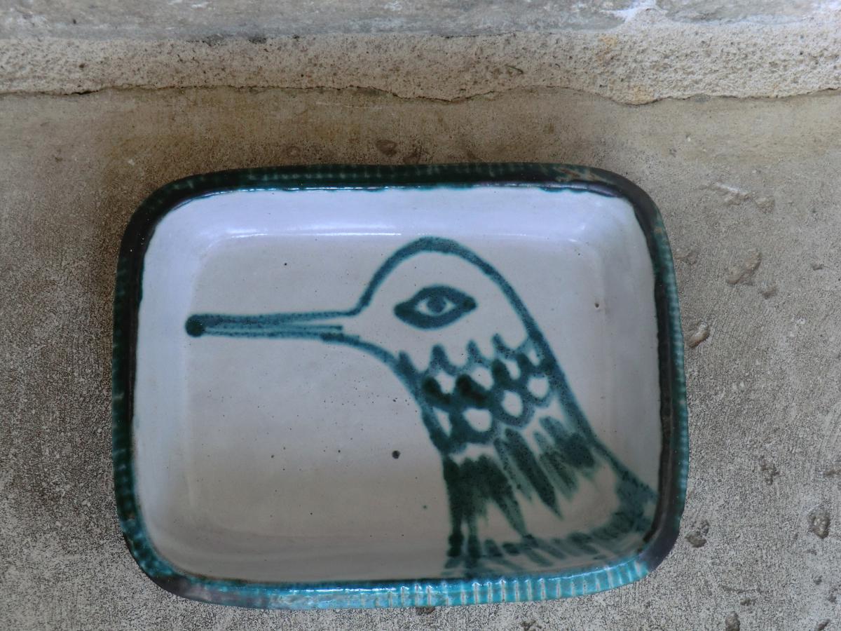 Flat Signed Robert Picault Decor Bird