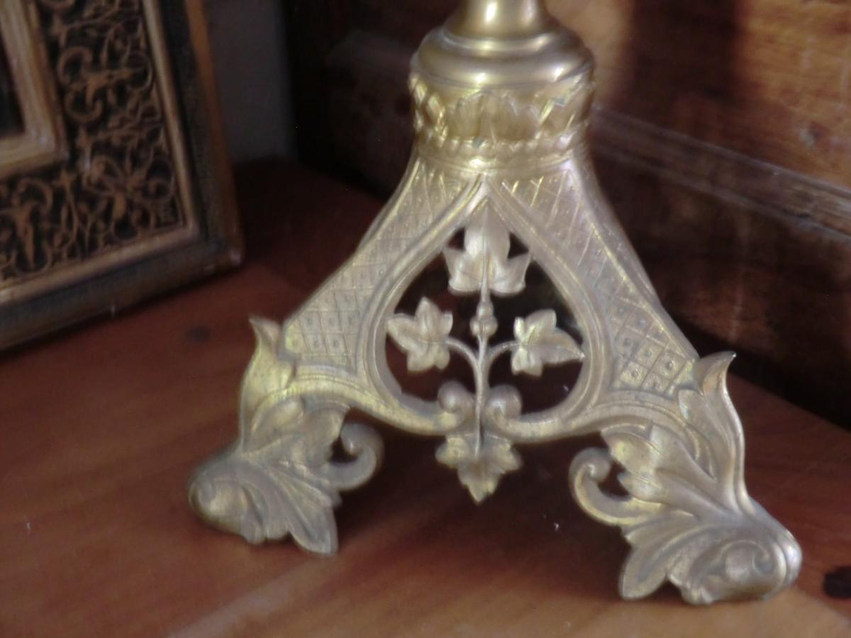 Dore Bronze Chandelier Religious-photo-2
