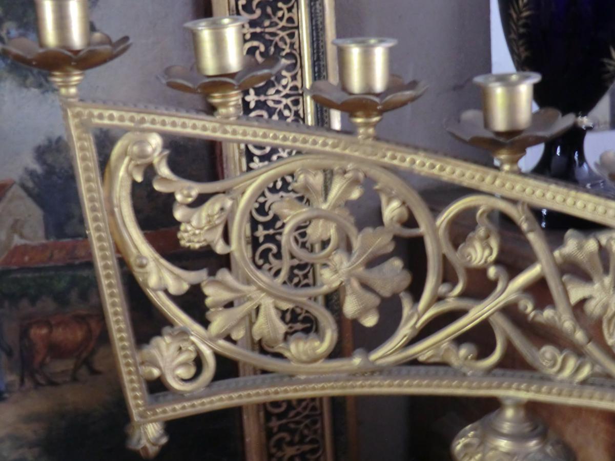 Dore Bronze Chandelier Religious-photo-3