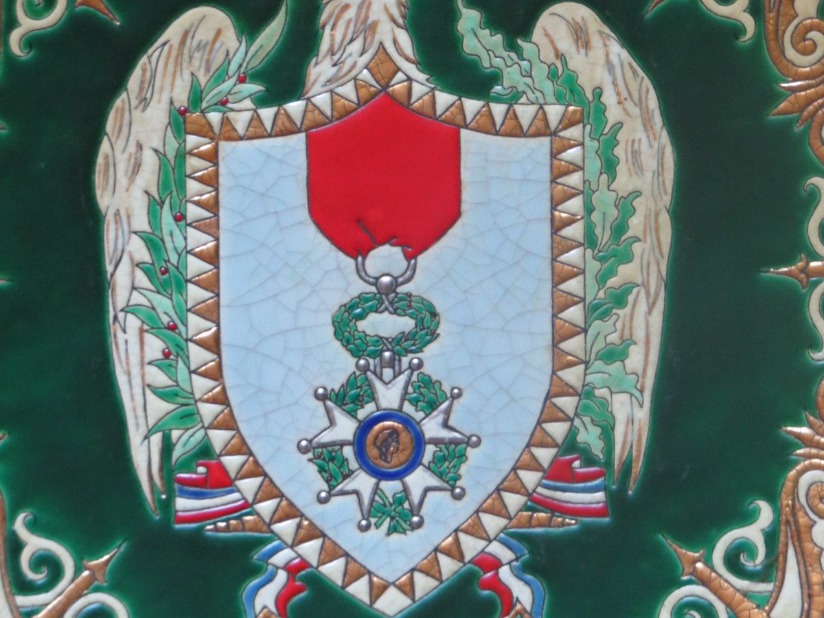 Grand Plat Longwy A La Legion d'Honneur -photo-2