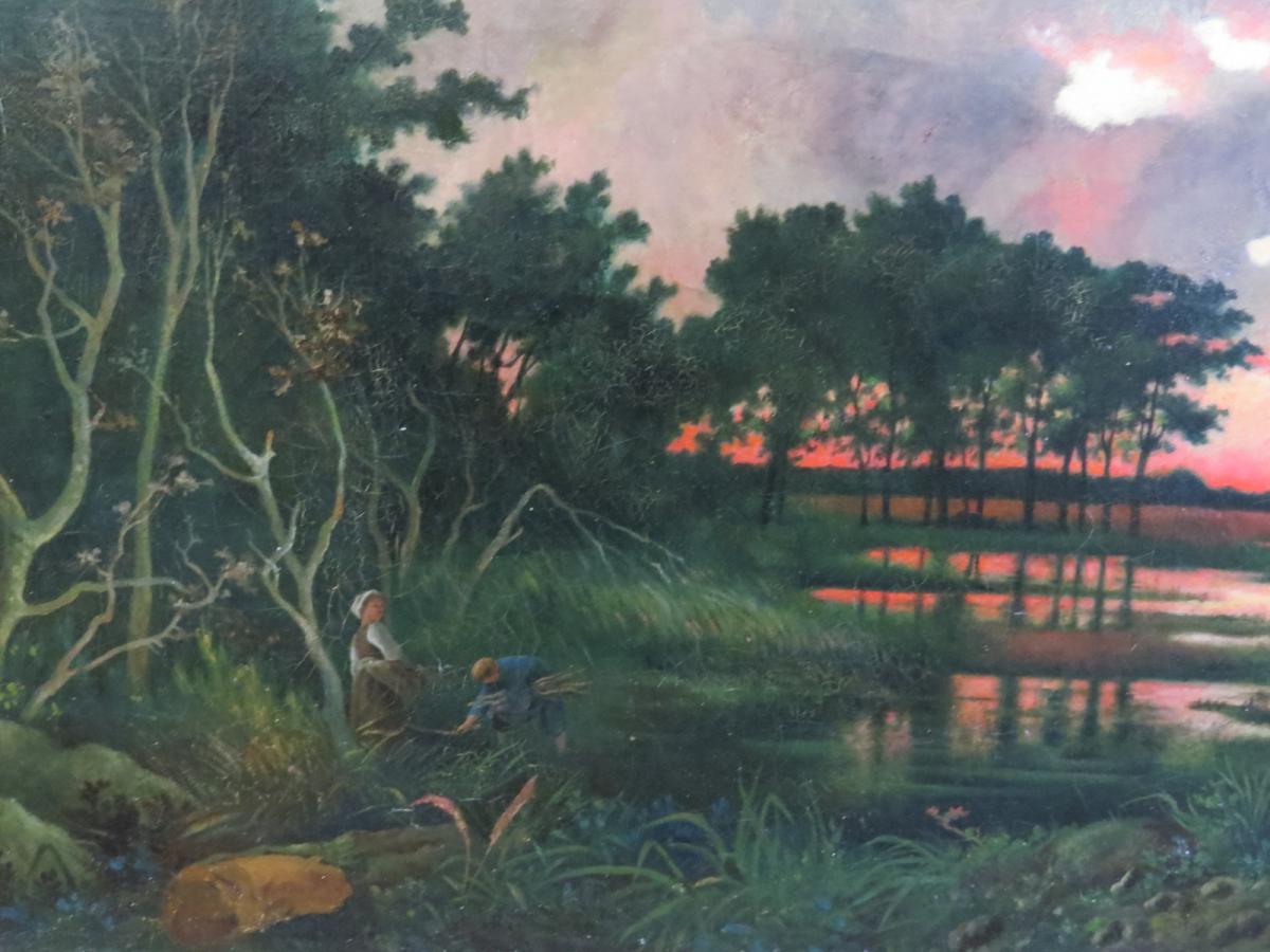 Coucher De Soleil Big Picture By Van Baarle 1885-photo-3