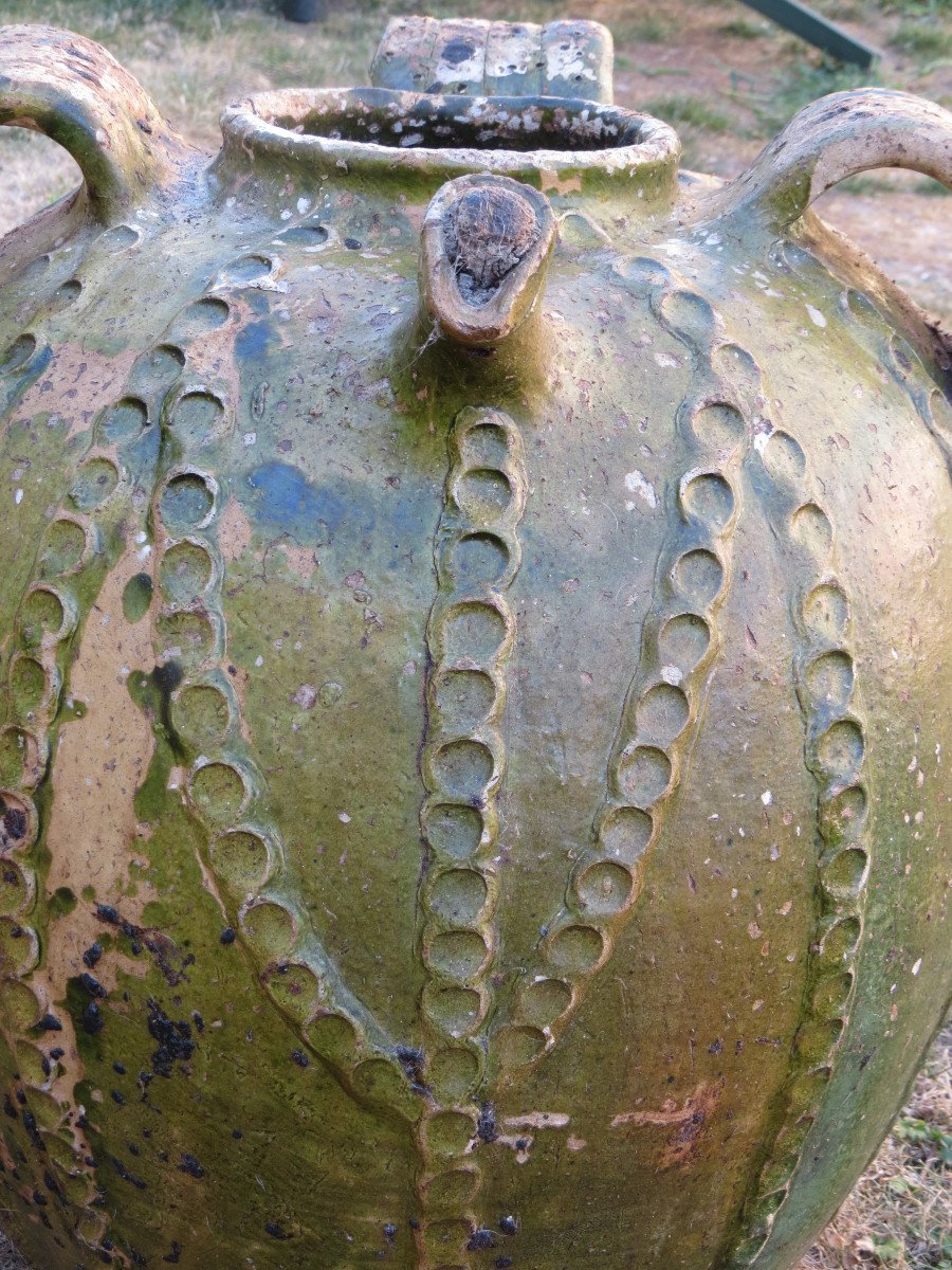 Grosse Jarre Vernisée Beauronne Dordogne Perigord