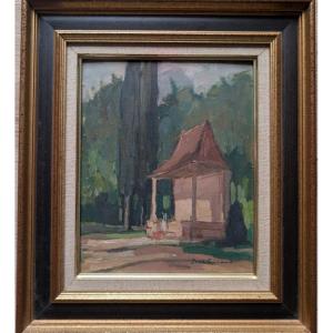 Shrine In The Monks' Garden In Brantôme By Paul Lunaud