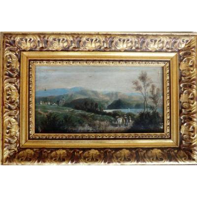 Landscape Painting Signed Wild 1864