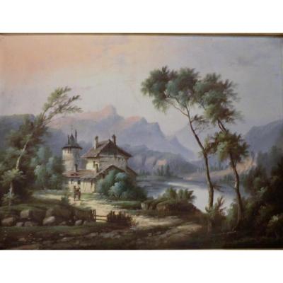 tableau Paysage Animé Signe J Mary