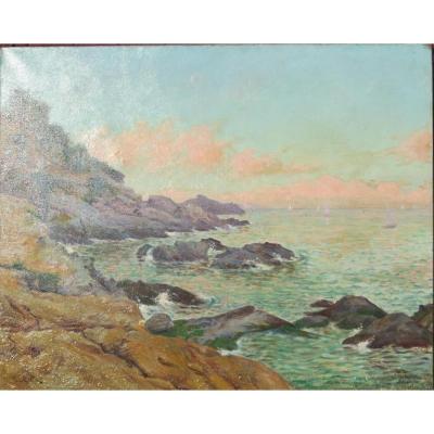 Paysage Corse Signé Louis Antoine Retru(1865/1951)