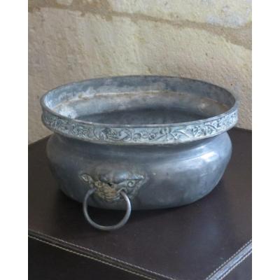 Pewter Basin China Vietnam 18th Century