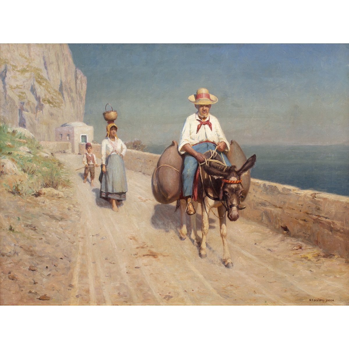 Niels Frederik Schiøttz-Jensen, Famille Itinérante, Capri-photo-2
