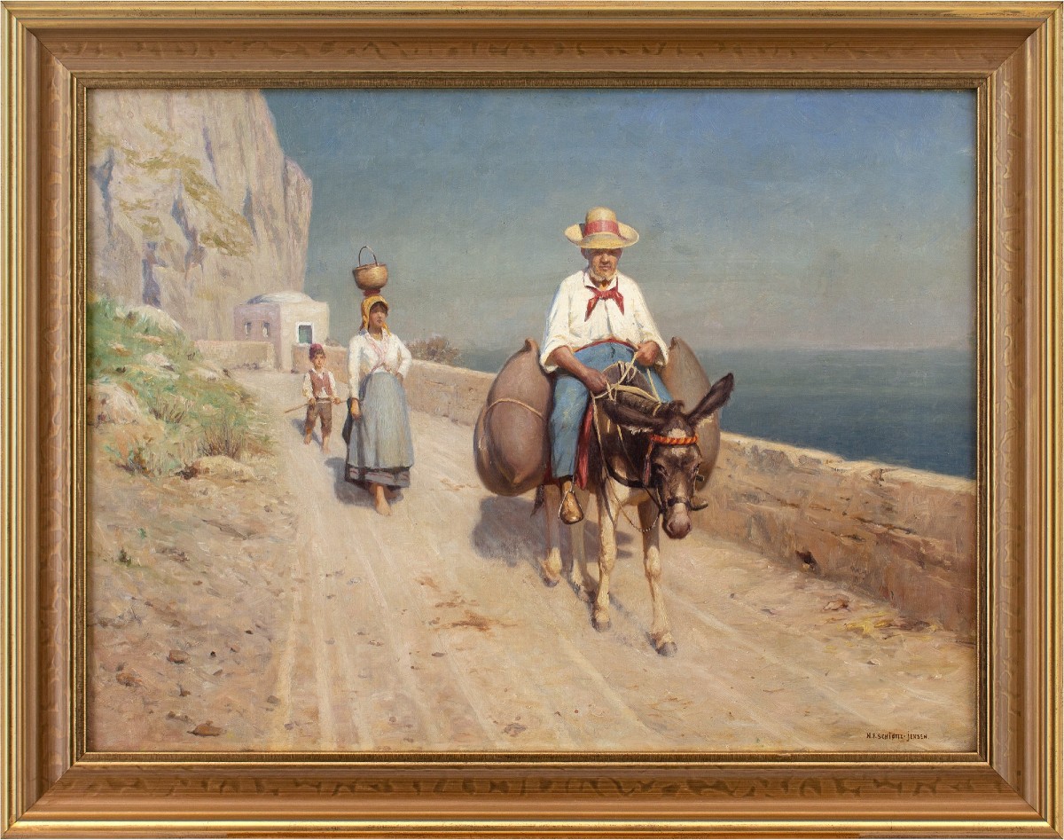 Niels Frederik Schiøttz-Jensen, Famille Itinérante, Capri
