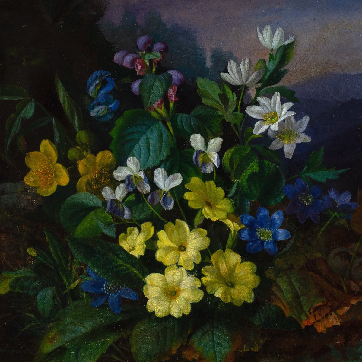 Franz Xaver Petter (Cercle), Nature Morte à La Flore Alpine-photo-2