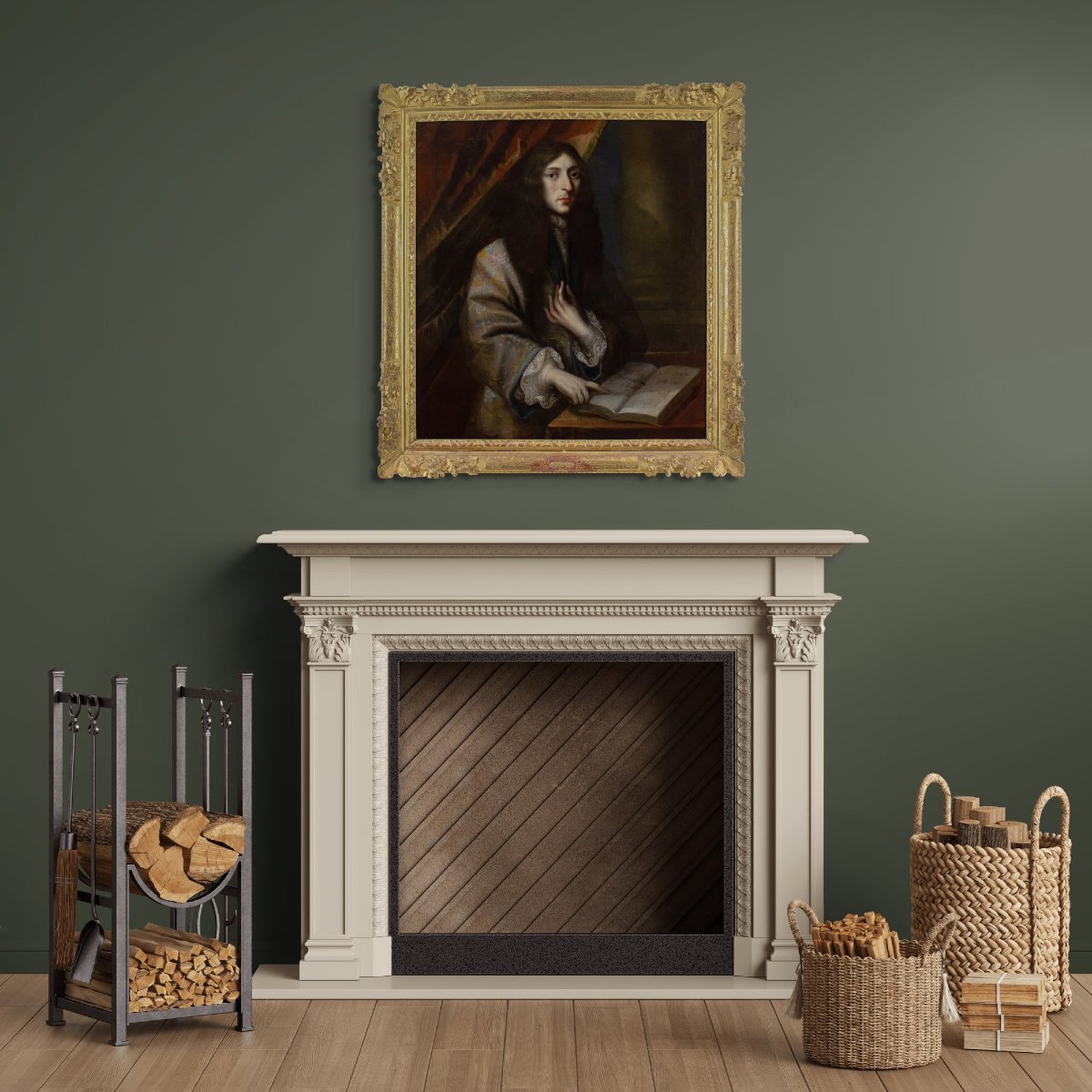 Jacques d'Agar (circle), Portrait Of A Gentleman In A Silk Robe-photo-4