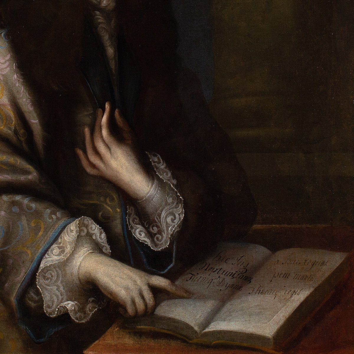 Jacques d'Agar (circle), Portrait Of A Gentleman In A Silk Robe-photo-2