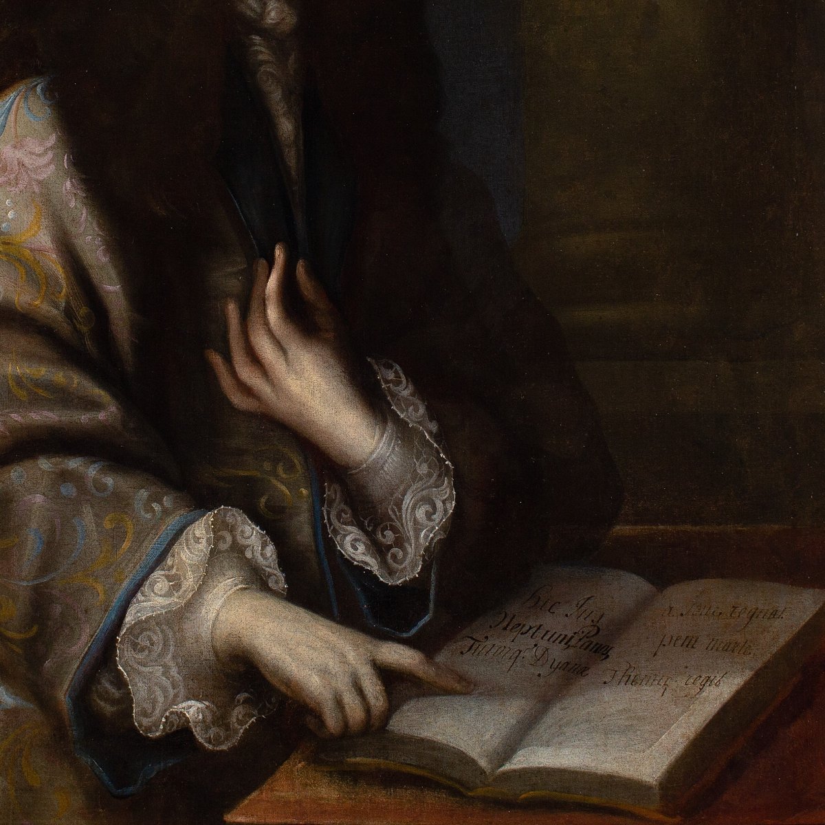 Jacques d'Agar (circle), Portrait Of A Gentleman In A Silk Robe-photo-4