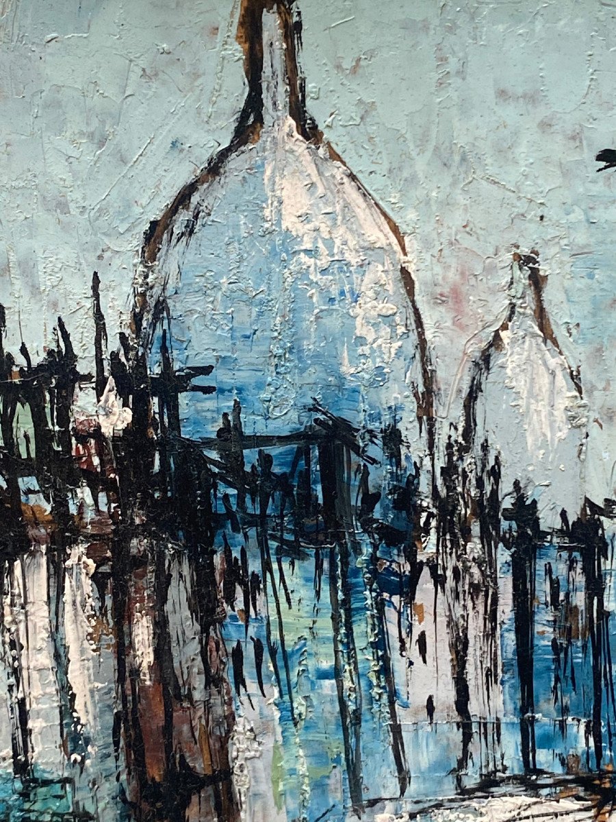Painting, View Of Paris Didier Grandt-photo-1