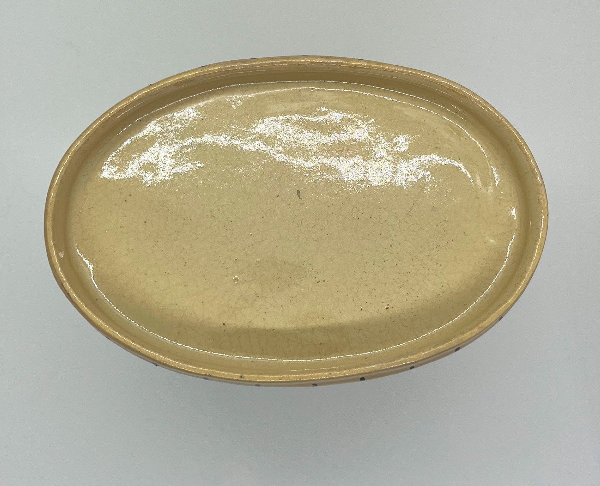 Bigoudène With A Polychrome Enameled Earthenware Cup 1930-photo-4