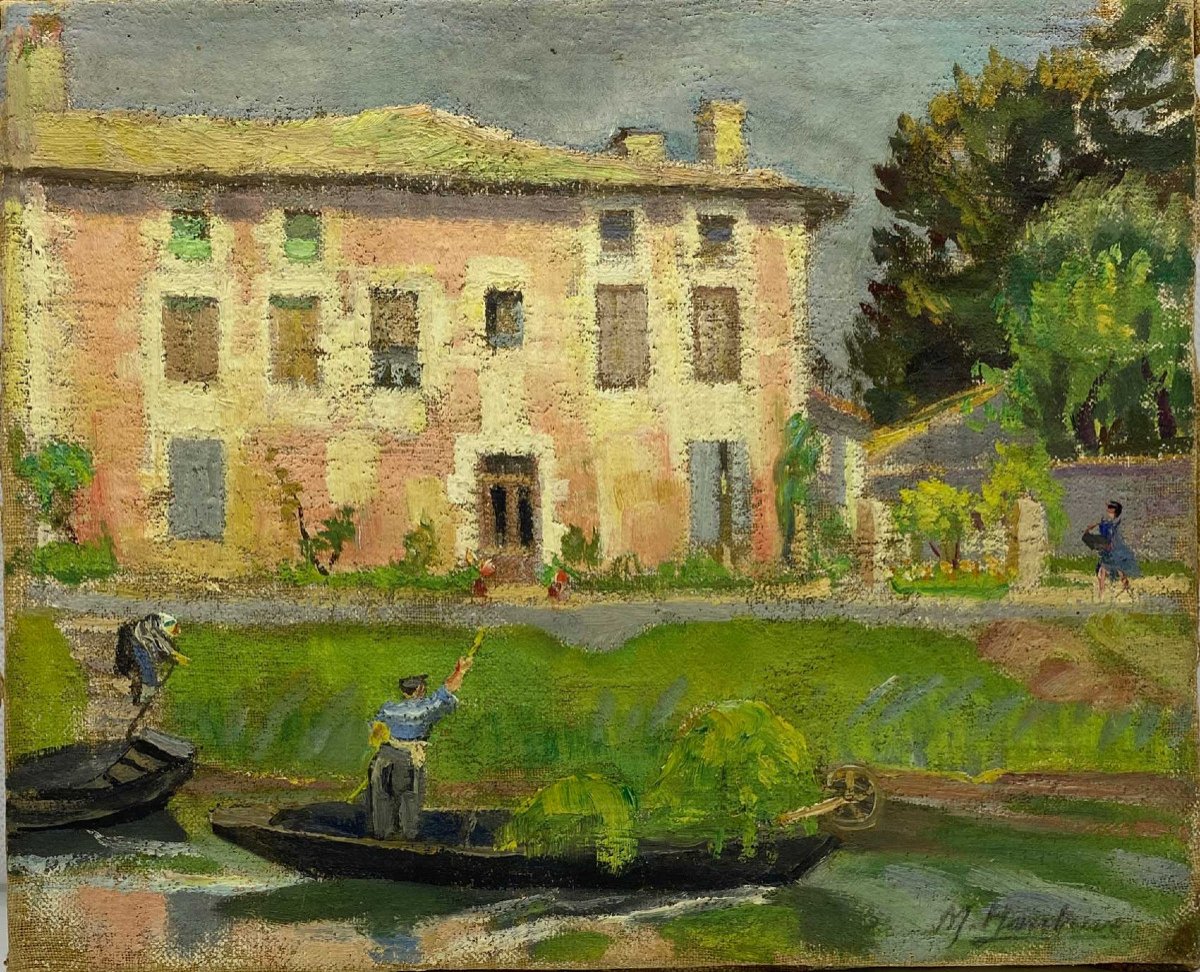 Mathilde, Marguerite Hautrive, Pink House On The Edge Of The Sèvre Niortaise-photo-2