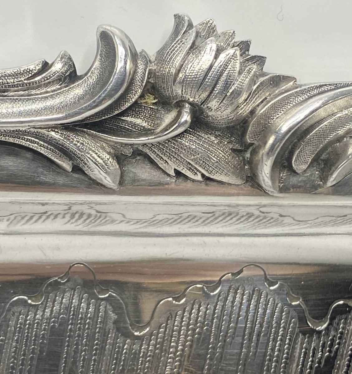 Large Christofle Silver Tray-photo-3